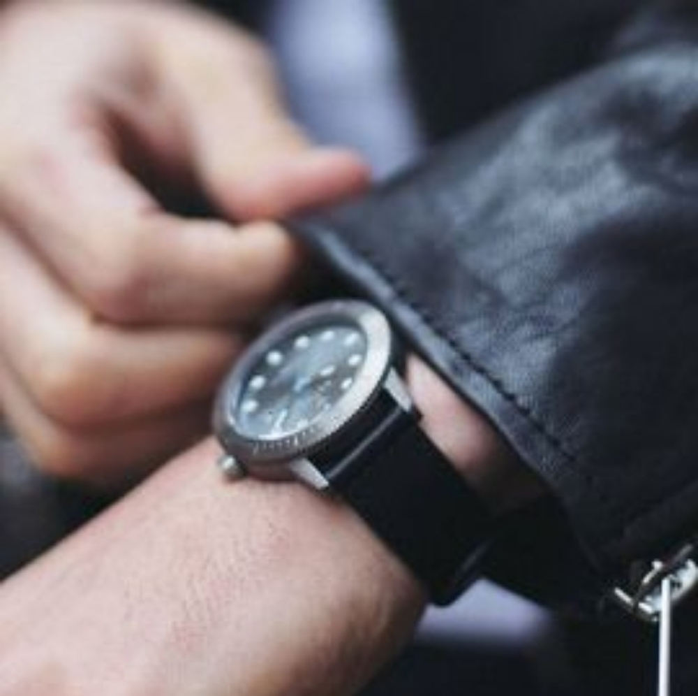 Triwa Watch Walter Hvalen Black Sewn Classic HVST101